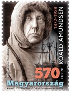 150 éve született Roald Amundsen bélyeg 150 éve született Roald Amundsen bélyeg