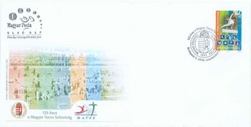 125 ÉVES A MAGYAR TORNA SZÖVETSÉG - FDC 125 ÉVES A MAGYAR TORNA SZÖVETSÉG - FDC
