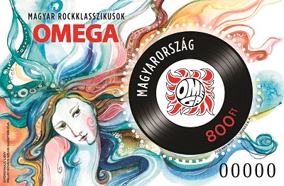 2020. Magyar Rokklasszikusok I. Omega: Gyöngyhajú Lány - Bélyegblokk 2020. Magyar Rokklasszikusok I. Omega: Gyöngyhajú Lány - Bélyegblokk