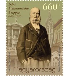 2024. 200 éve született báró Podmaniczky Frigyes - Bélyeg 2024. 200 éve született báró Podmaniczky Frigyes - Bélyeg