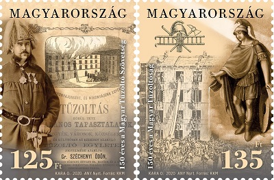 2020. 150 éves a Magyar Tűzoltóság és a Magyar Tűzoltó Szövetség - Bélyegsor 2020. 150 éves a Magyar Tűzoltóság és a Magyar Tűzoltó Szövetség - Bélyegsor