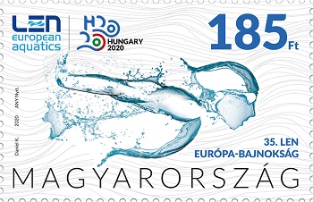 2021. 35. LEN Európa-bajnokság - Bélyeg 2021. 35. LEN Európa-bajnokság - Bélyeg