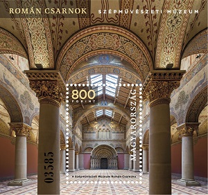 2019. A Szépművészeti Múzeum felújított Román Csarnoka - Bélyegblokk 2019. A Szépművészeti Múzeum felújított Román Csarnoka - Bélyegblokk
